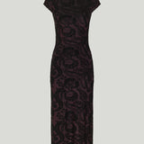 Etro Chenille jacquard paisley midi dress