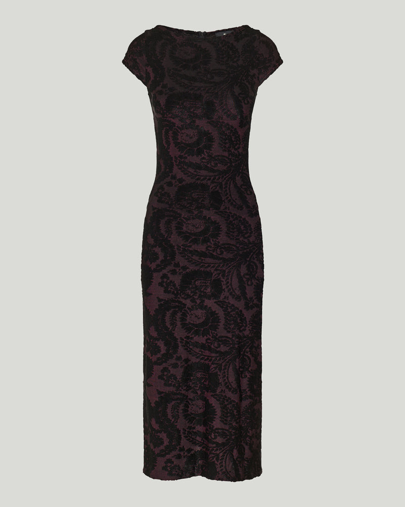 Etro Chenille jacquard paisley midi dress