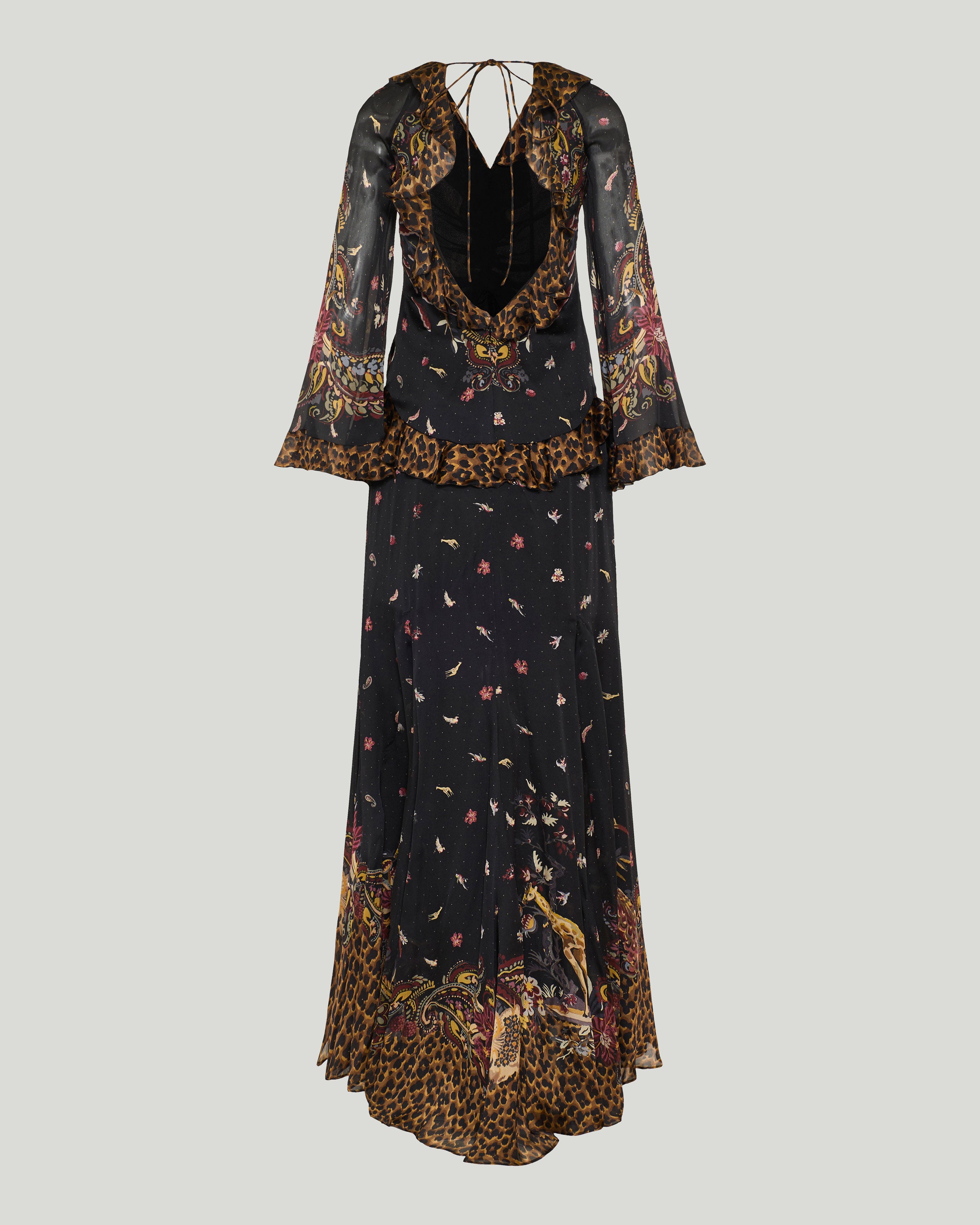 Etro Paisley silk maxi dress | Luisa World
