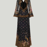 Etro Paisley silk maxi dress