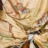 Zimmermann Valiant draped scarf silk mini dress
