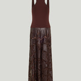 Johanna Ortiz Paisley Lace Racerback Dress