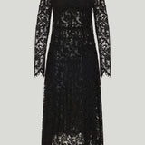 Fendi Macramé lace midi dress