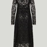 Fendi Macramé lace midi dress