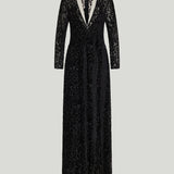 Fendi Millefiori devoré-velvet dress