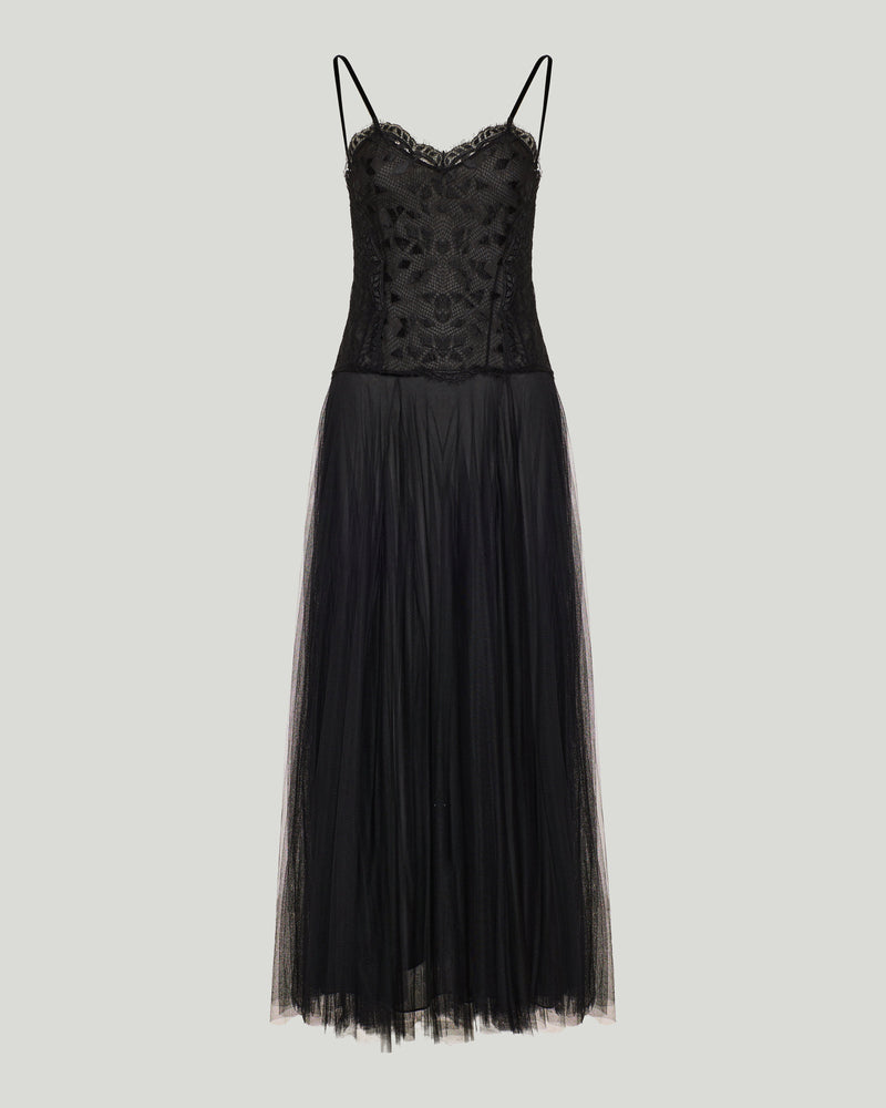 Fendi lace and tulle dress