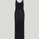 Saint Laurent Backless viscose maxi dress