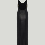 Saint Laurent Backless viscose maxi dress