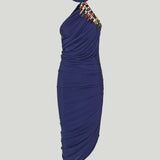 Christopher Esber Tropique Droplet halter maxi dress