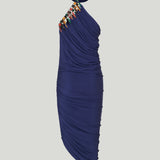 Christopher Esber Tropique Droplet halter maxi dress