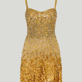 Jenny Packham Nima embellished mini dress