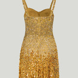 Jenny Packham Nima embellished mini dress