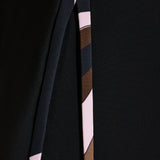 Pucci cady dress with printed sleeves