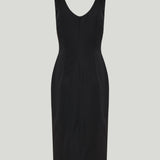 Versace draped jersey midi dress