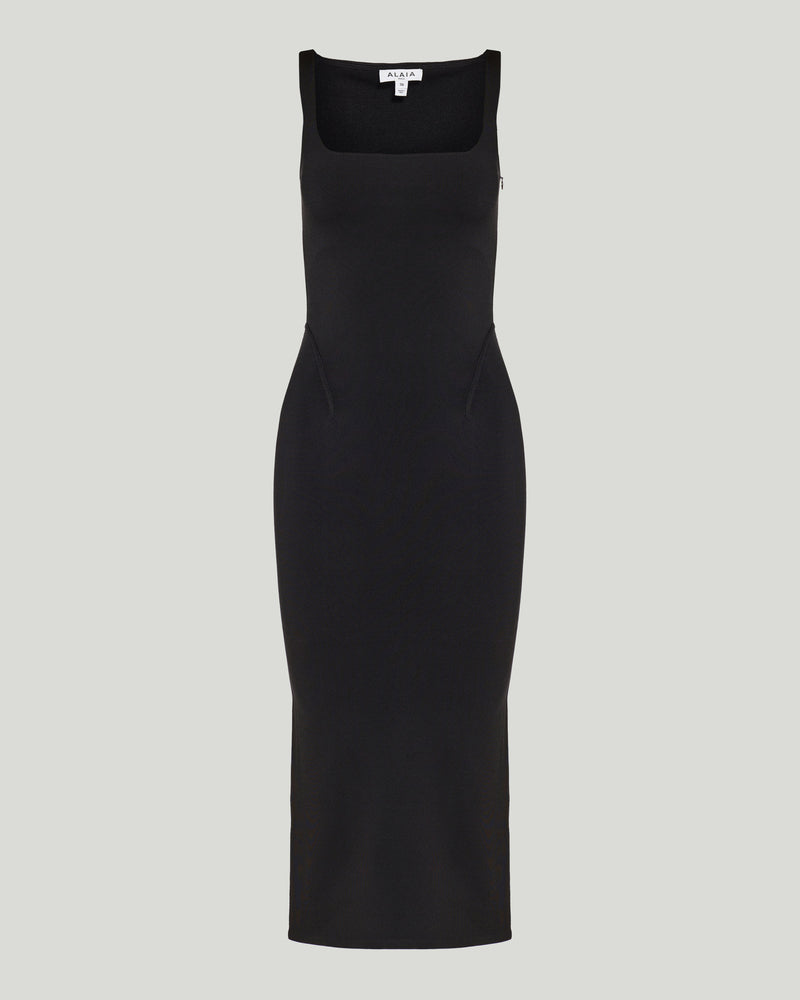 Alaïa viscose-blend midi dress