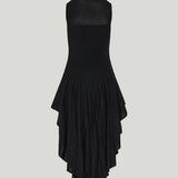 Alaïa Sculpting pointed wool dress