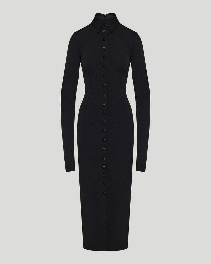 Dolce & Gabbana Wool-jersey shirt dress
