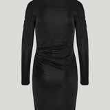 Balmain Draped viscose-jersey dress