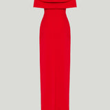 Carolina Herrera Sofia off-the-shoulder maxi dress