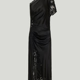 Isabel Marant Eadile one-shoulder lace dress