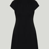 Theory Raglan-sleeve crepe mini dress