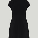 Theory Raglan-sleeve crepe mini dress