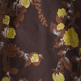 La DoubleJ Feather-trimmed jacquard midi dress