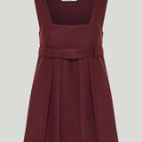 Miu Miu Waxed double-wool dress