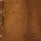 Miu Miu Waxed suede miniskirt