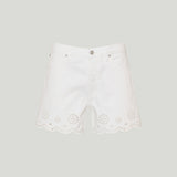 Frame The Eyelet hang shorts