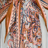Zimmermann Aster scarf print midi skirt
