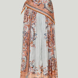 Zimmermann Aster scarf print midi skirt