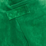 Bottega Veneta Suede leather midi skirt