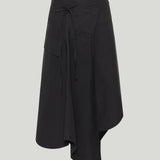 Bottega Veneta Compact cotton toile midi skirt