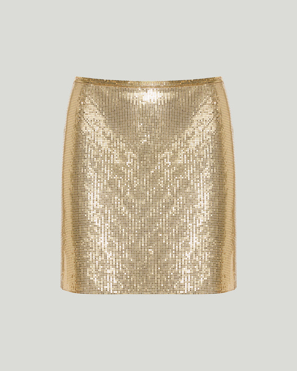 Rabanne Mesh chainmail mini skirt