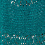 Rabanne Embellished crochet cotton midi skirt