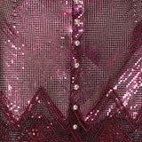 Rabanne Layered chainmail maxi skirt