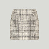 Valentino Garavani Square tweed mini skirt