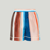 Fendi Striped silk shorts