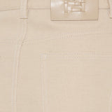 Fendi Striped mini denim skirt