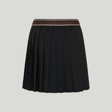 Versace Pleated wool mini skirt