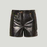 Versace Nappa leather shorts