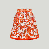 Dolce & Gabbana Majolica print poplin mini skirt