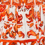 Dolce & Gabbana Majolica print poplin mini skirt