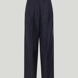 Givenchy double-pleat striped wool trousers