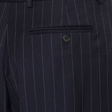 Givenchy double-pleat striped wool trousers