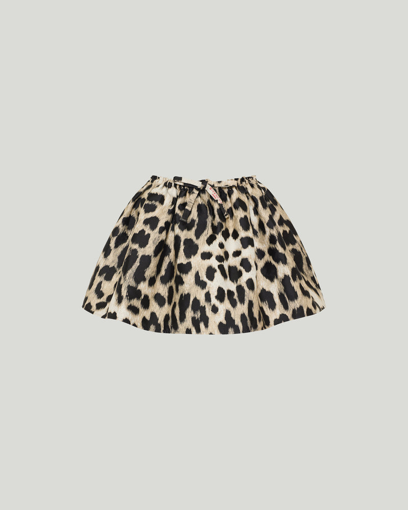 Givenchy Leopard mini pleated skirt