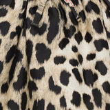 Givenchy Leopard mini pleated skirt