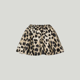 Givenchy Leopard mini pleated skirt