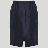Gucci Fine silk faille midi skirt